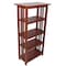 Alaterre Furniture Mission 48" Bookcase, Cherry AMIA0760 - alternate 1